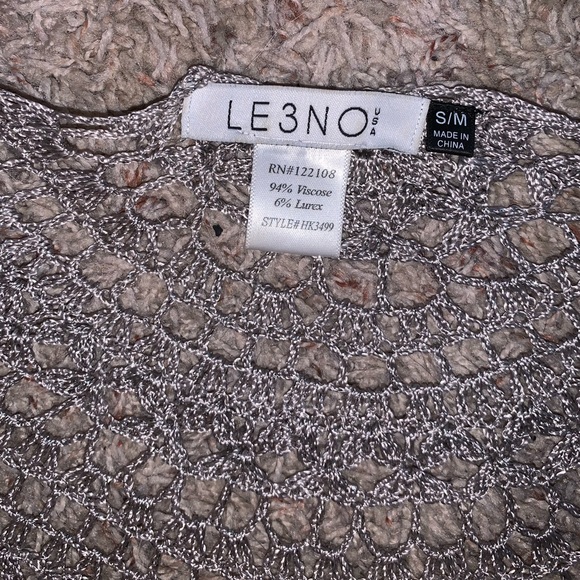 LE3NO Silver Cardigan - Picture 3 of 3